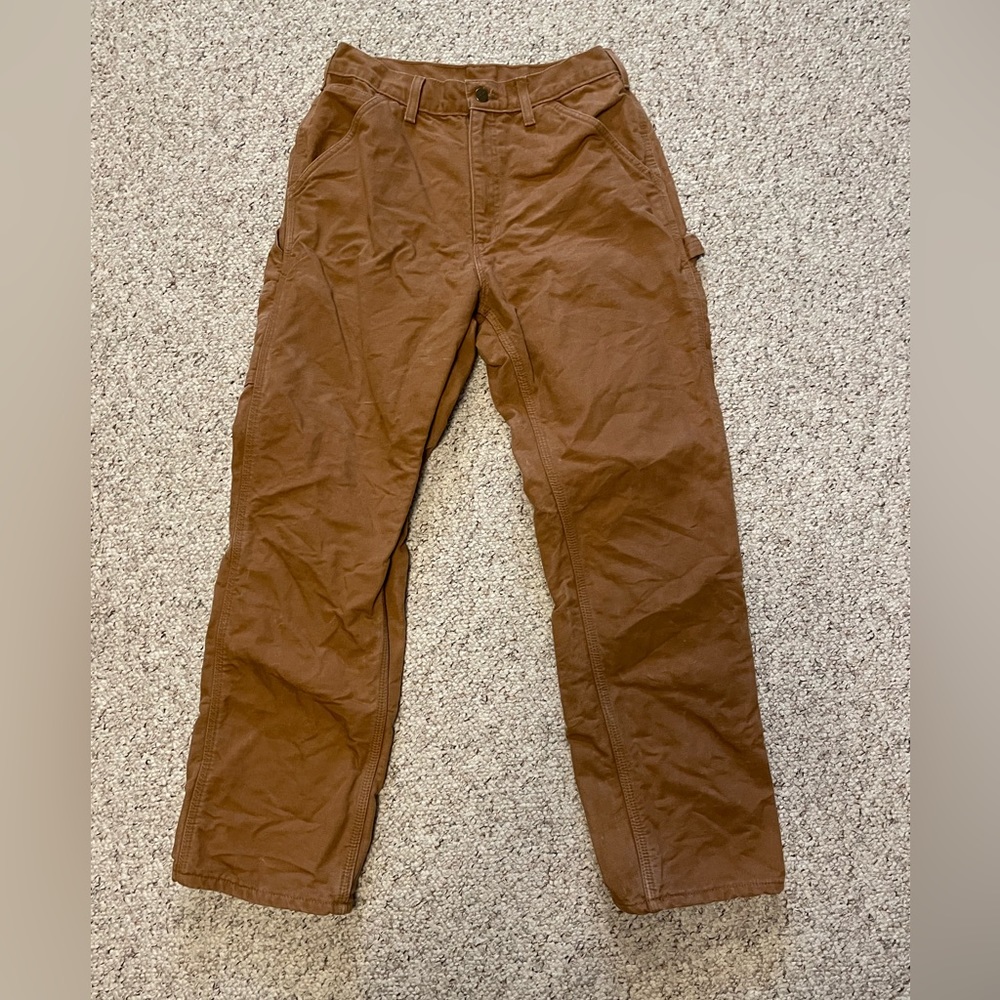 Carhartt flannel lined pants